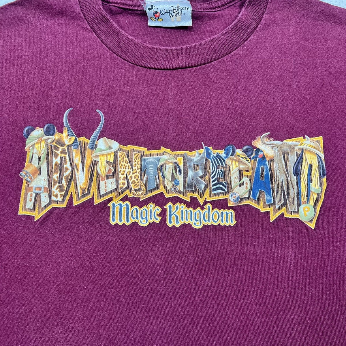Vintage 1990s Walt Disney's Magic Kingdom Adventureland T-shirt L