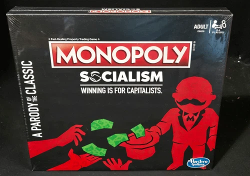 Hasbro Games Monopoly Socialism Parody Gioco da Tavolo Nuovo Sigillato