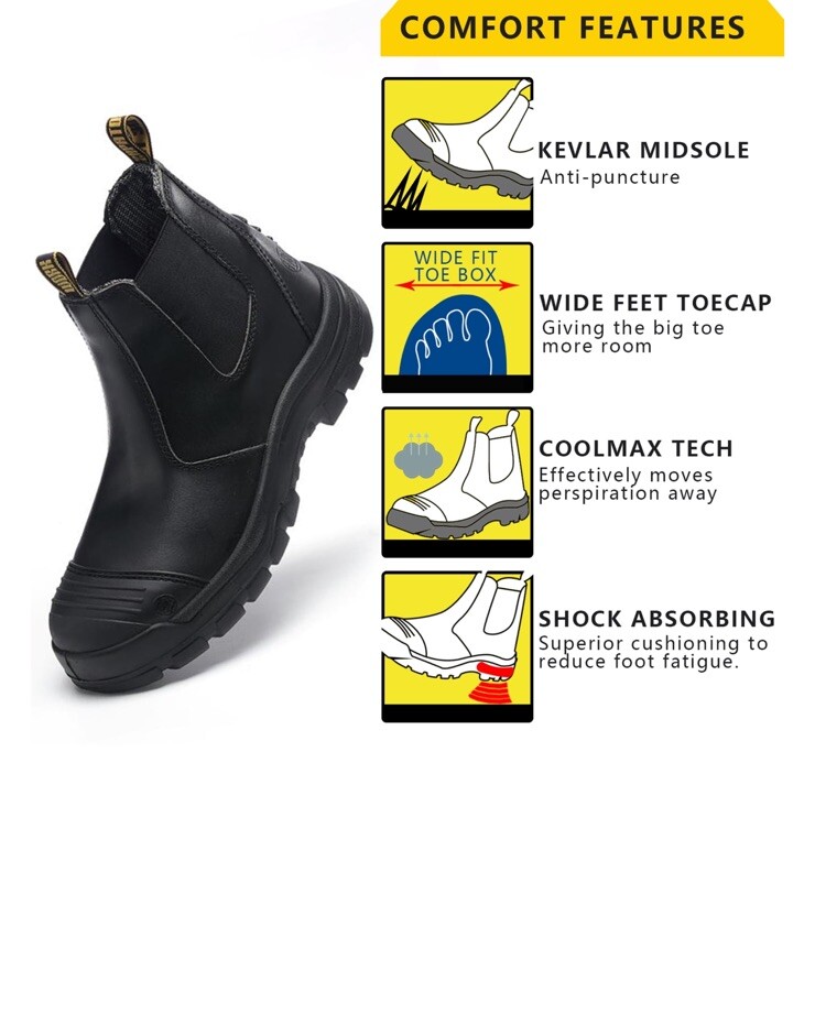China Waterproof Anti-static Steel PVC Toe Boots For Mining And Oil Field Product