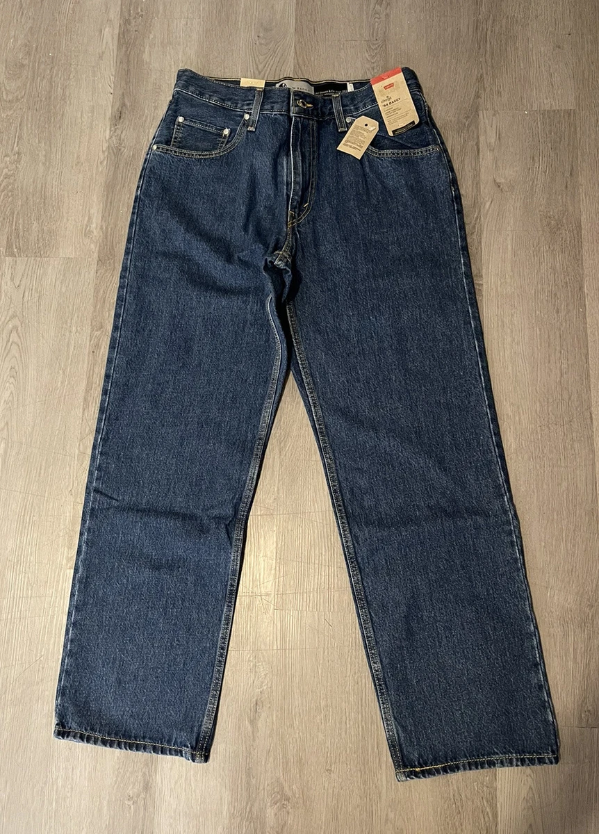 NWT Levis Strauss Silver Tab 94 Baggy Dark Blue Jeans Size 31 x 31