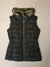 Image of Joules 12 Gilet With Removable Fur Navy