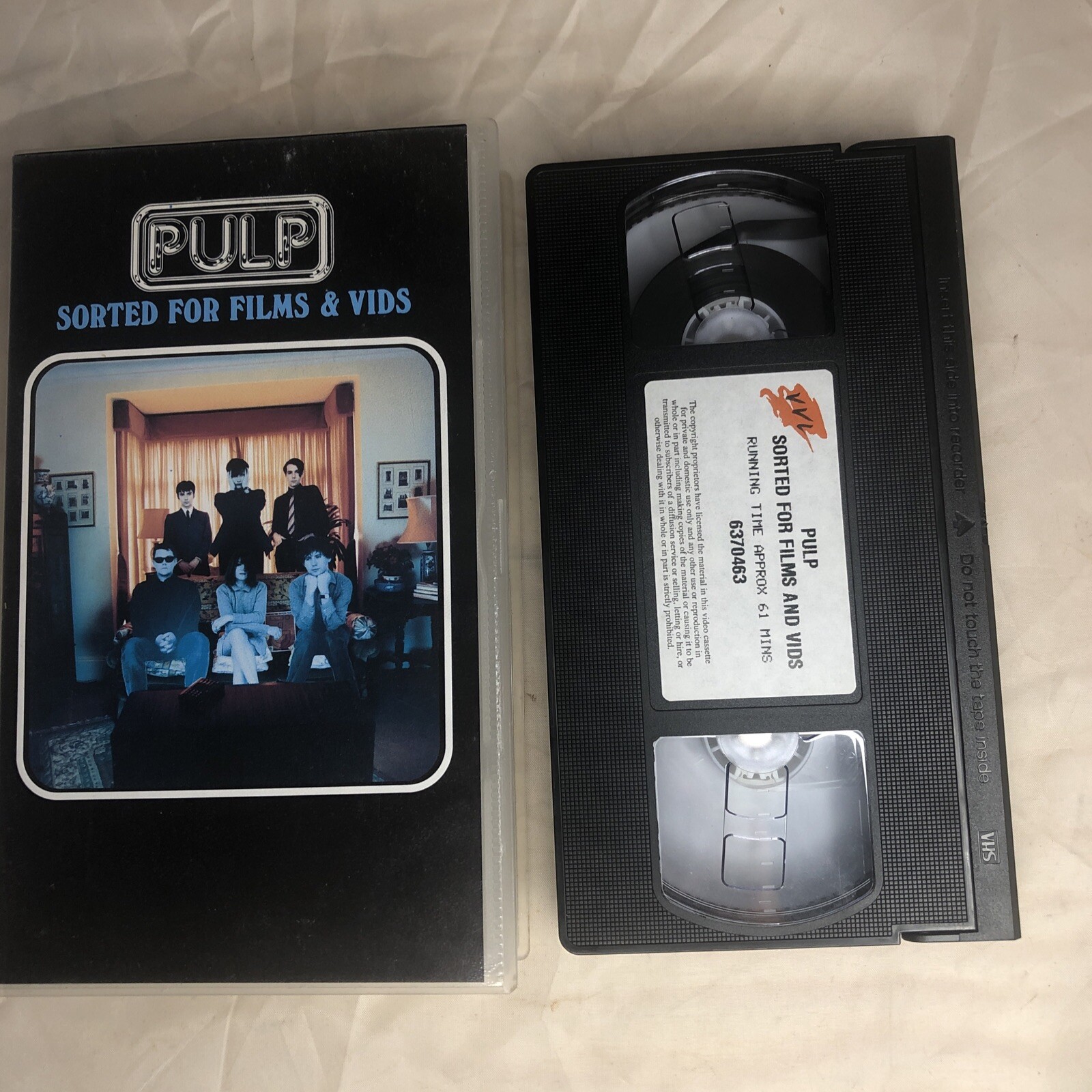 PULP SORTED FOR FILMS & VIDS VHS VIDEO 1995 VVL