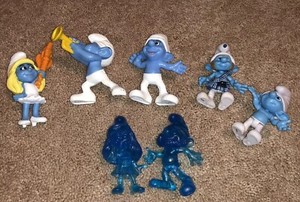 smurf figurines