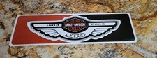 Harley Display aluminum Sign  6" x 24" 100th Anniversary.