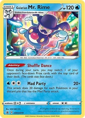 Galarian Mr. Rime SWSH079 SWSH: Sword & Shield Promo Cards
