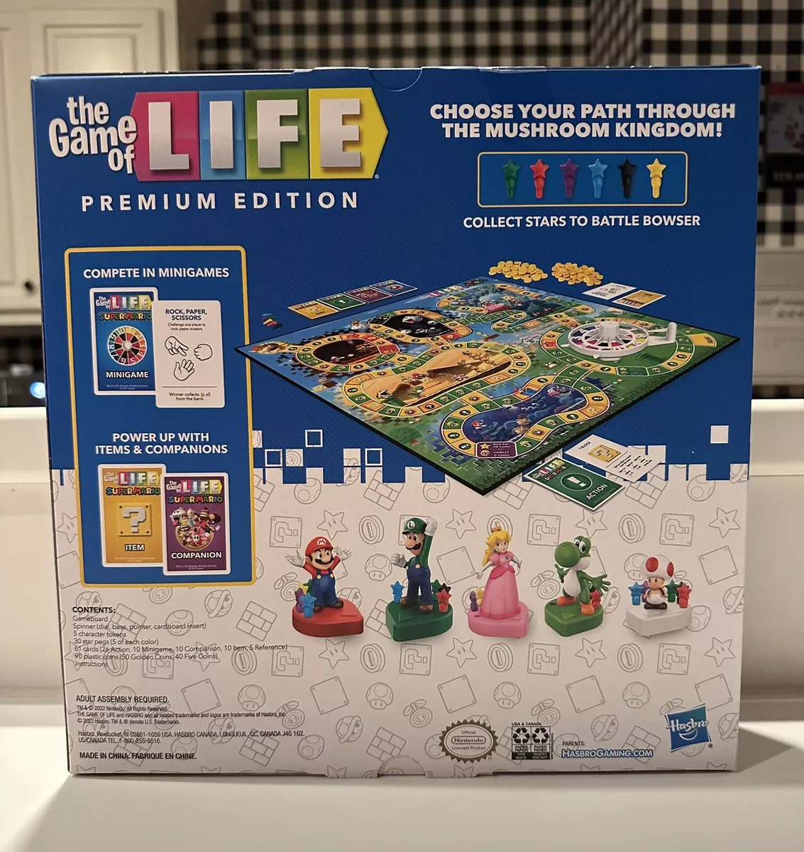 Jogo de tabuleiro The Game of Life: Super Mario Edition é