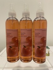 x3 Bath  Body Works Country Apple Body Splash Trio Set Original Spray Rare 