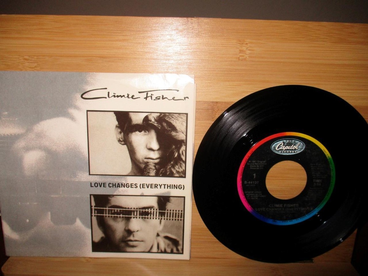 45 Climie Fisher Love Changes (Everything) M/M Capitol B 44137 PS 