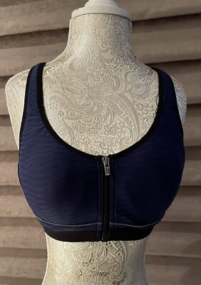Victoria's Secret 34D SPORT VSX Knockout Front Close Zip BRA Double