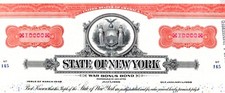 State of New York, 1,75% War Bonus Bond Issue of March 1948 due 1958 (10.000 $)