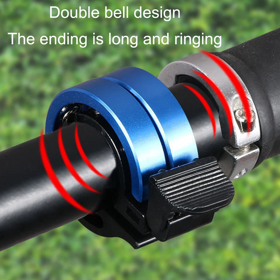 Campana de bicicleta Campana de ciclismo Manillar de bicicleta Anillo de campana Crujiente de bicicleta Foto 2 de 4