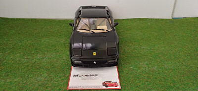 FERRARI 348 TB noire échelle 1/18 TONKA POLISTIL voiture miniature de collection | UK
