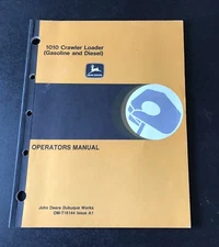 John Deere 1010 Crawler Loader Operators Manual. Dubuque Works OM T16144