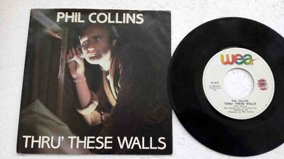 PHIL COLLINS - THU' THESE WALLS - 1982 - Vinyl 45 Umdrehungen 7'' VINTAGE VINYL RECORD
