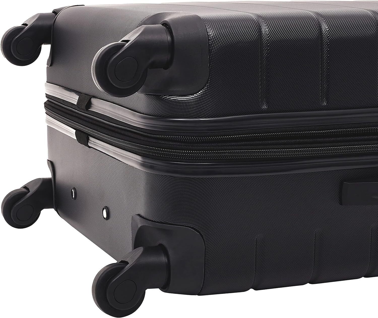 Smart Luggage Set W/ Cup Holder USB Port Phone Holder Spinner Wheels 2 Piece Set