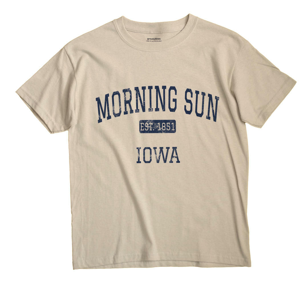 Morning Sun Iowa IA TShirt EST eBay