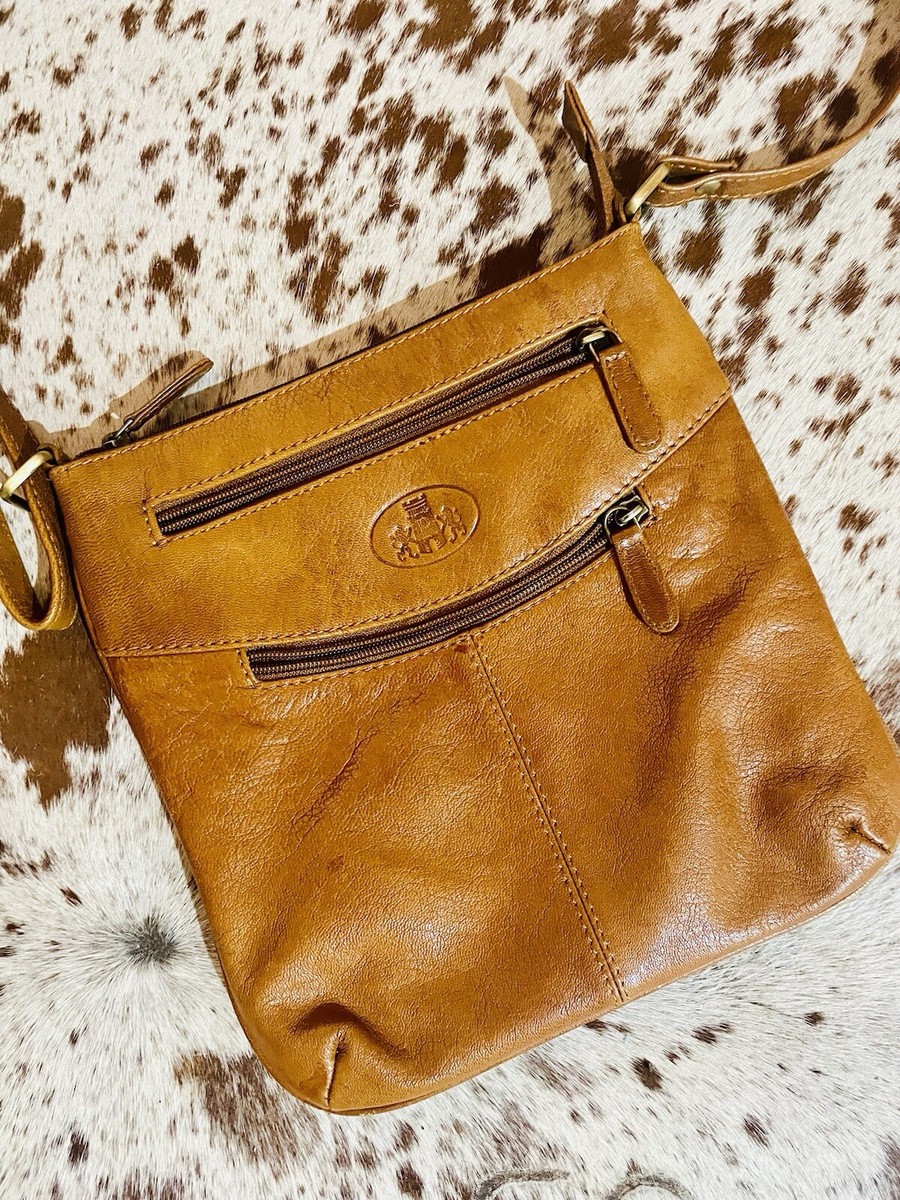 Rowallan Of Scotland slim leather across body or shoulder bag