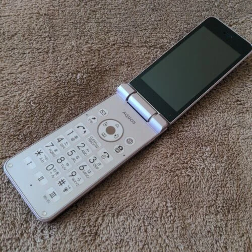 SHARP AQUOS Keitai 2 601SH 602SH White Flip phone Unlocked SIM Japan - Image 2 of 4