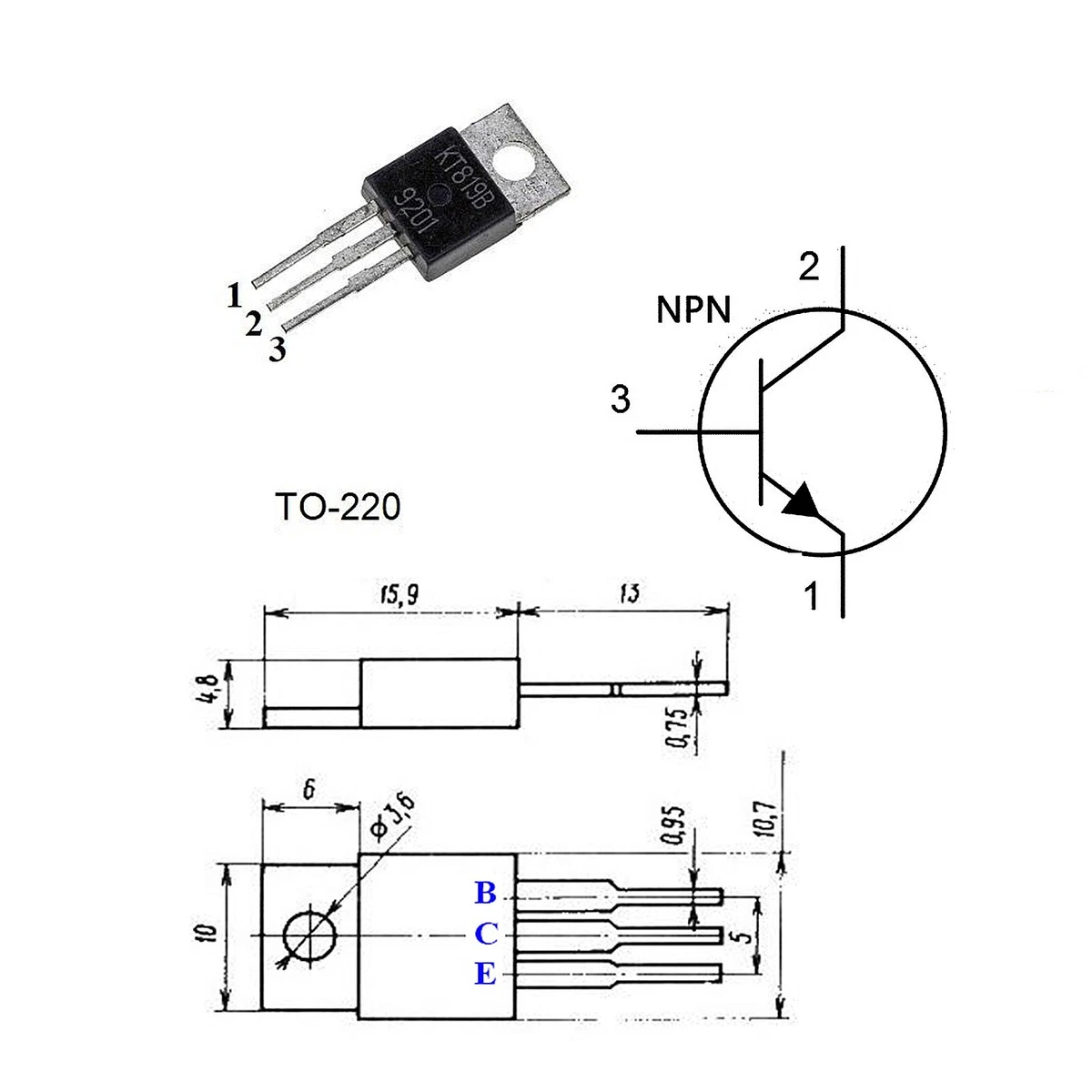 Silicon Transistor Diagram