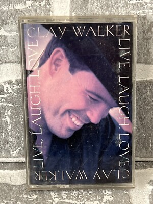 Clay Walker Live Laugh Love Country Music Cassette Tape Tested