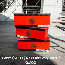 1000x collated STEEL nails 16mm-for Hilti GX3/GX120/Gx100 STEEL AND BEAM Nails