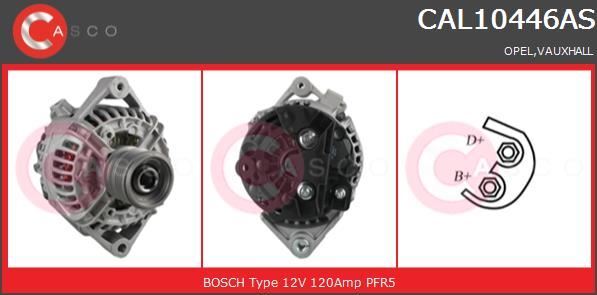 Alternateur moteur Opel Astra H 2.0 Turbo essence pour GTC et Break, pièce auto 12V