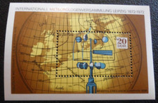 DDR Mi.-Nr. Block 34 E.Richter PF I pfr.  (251) 23.3.1972 Int. Meteorologenvers