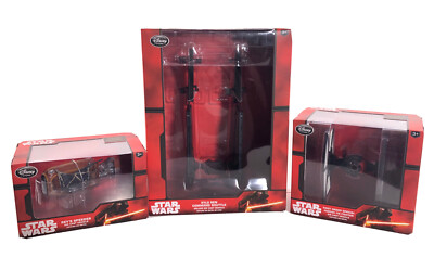 Complete Die Cast Force Awakens Vehicles Rey s Speeder, Kylo Ren s Shuttle, Tie
