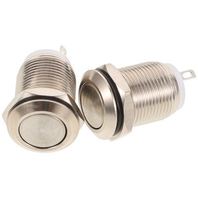  2 Pcs Doorbell Button Replacement Parts Lighted Buttons Ringer Repair Kit