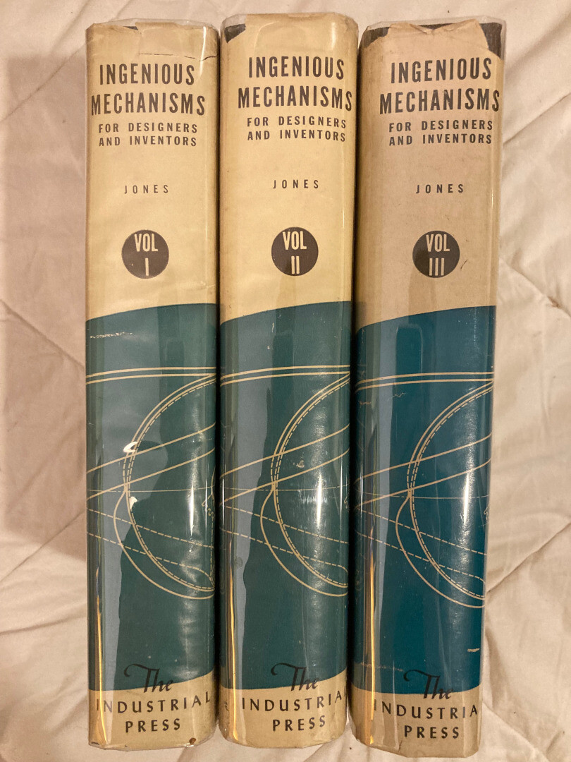 Ingenious Mechanisms For Designers and Inventors - 3 Volumes HC/DJ