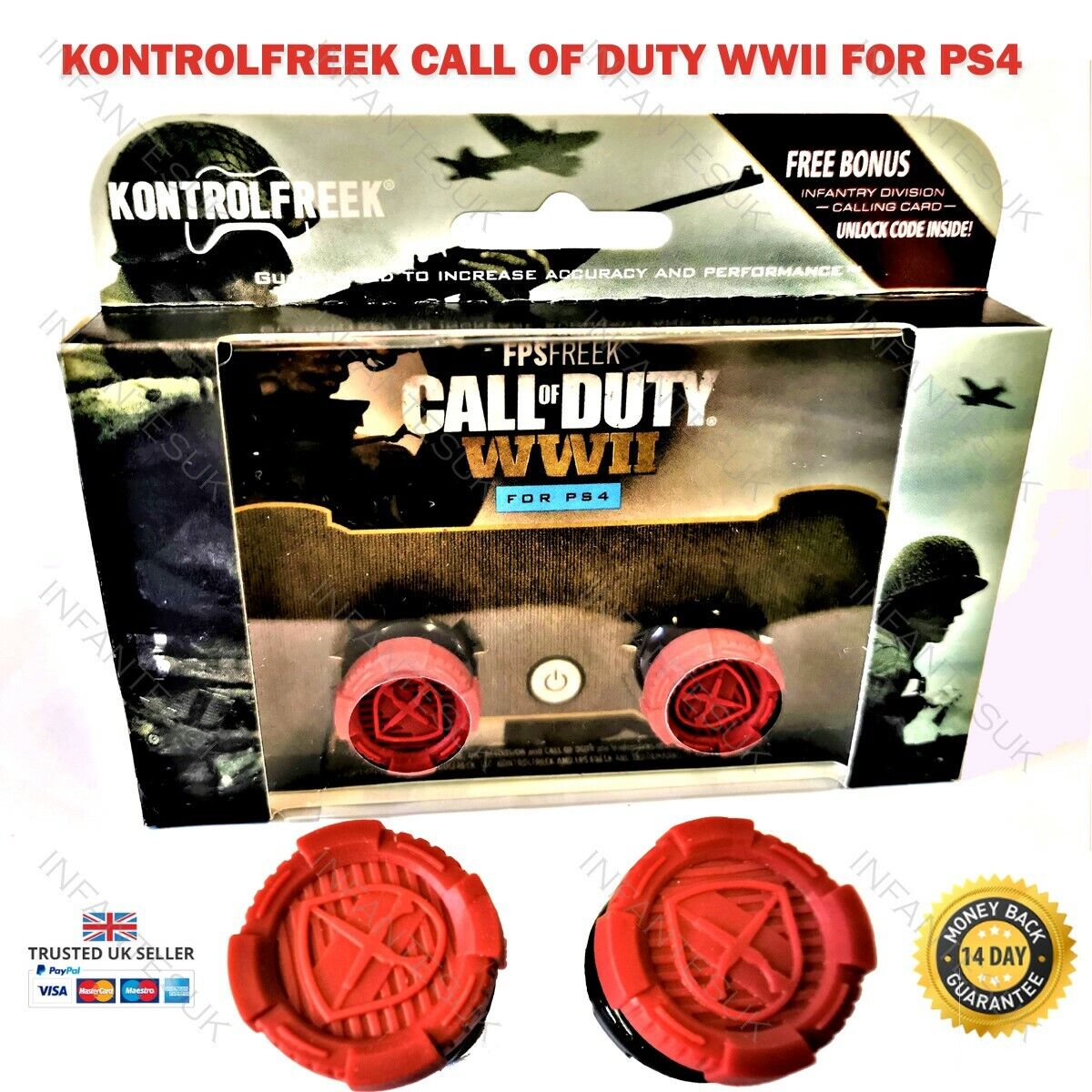 KontrolFreek FPS Freek Call of Duty: WWII for PlayStation 4 (PS4