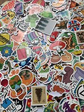 100 random mystery sticker pack, vinyl decal, laptop decal, waterproof decal