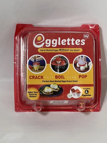 Egglettes Egg Cooker Hard Boiled Egg Pods As Seen on TV - New
