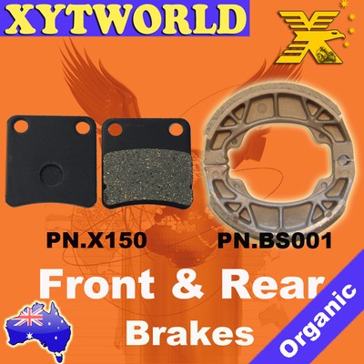 FRONT REAR Brake Pads Shoes for DAELIM E-Five SJ 50A 2003 2004 2005 2006