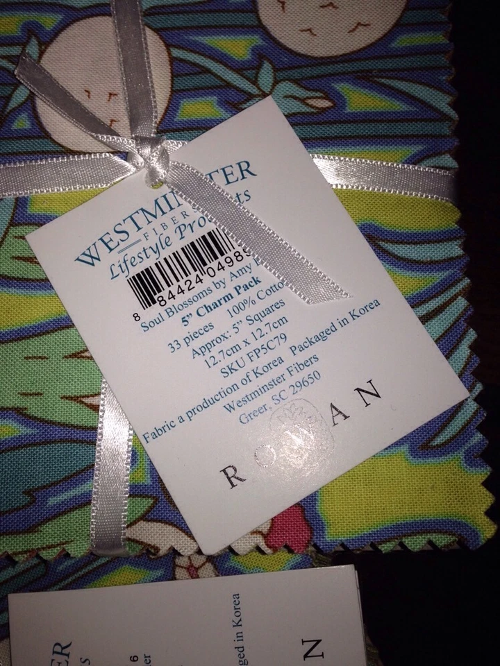 4x Charm Pack AMY BUTLER Patchwork 5“ 4x 33 Stück 33x12,7x12,7cm Baumwolle Stoff - Bild 2 von 4