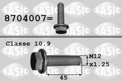 SASIC 8704007 Pulley Bolt for OPEL,RENAULT | eBay 