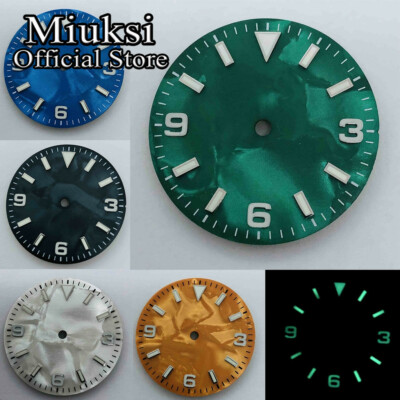 Miuksi 29mm dial fit NH35 NH36 ETA2824 2836 Miyota 8215 DG2813 3804 movement