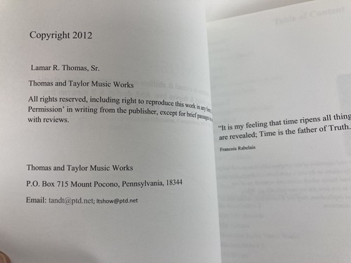 Da Delta Black Music and Me! von Lamar Thomas Trade Taschenbuch + DVD signiert - Bild 5 von 17