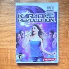 Karaoke Revolution Nintendo Wii Video Game By Konami Pre-Owned Complete