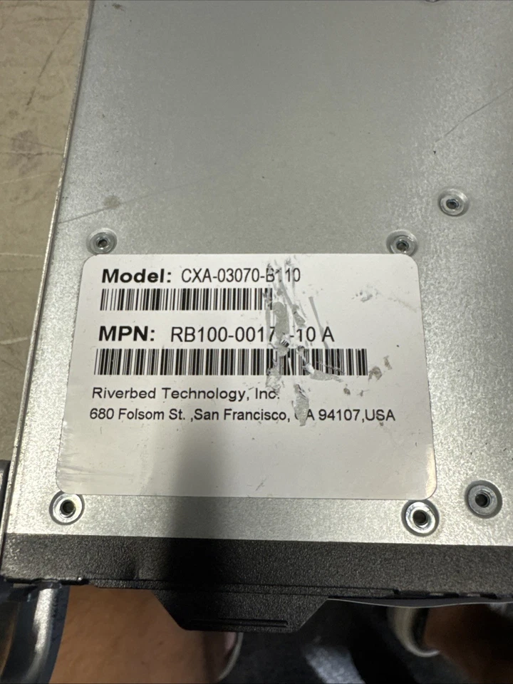 Riverbed CXA-03070-B110 Server Xeon WAN w/ 2x 1tb hds - Image 4 of 4