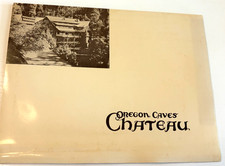 1975 Oregon Caves Chateau Dining Room Menu National Park Service Vintage