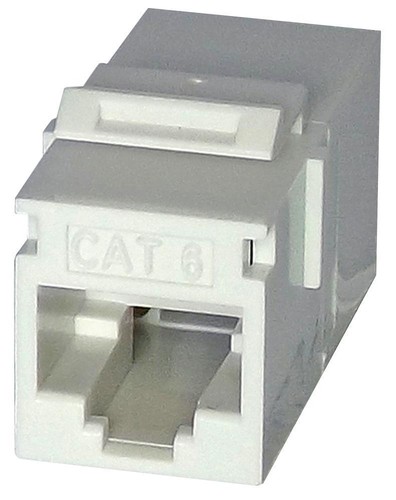 Coupleur Keystone Cat6 Non Blindé, Blanc - SACK4WH