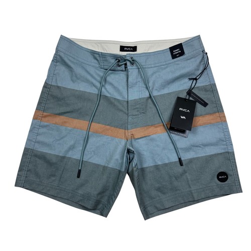 RVCA Men's Westport Trunk 17" Boardshorts SIze 30 Blue Gray Orange