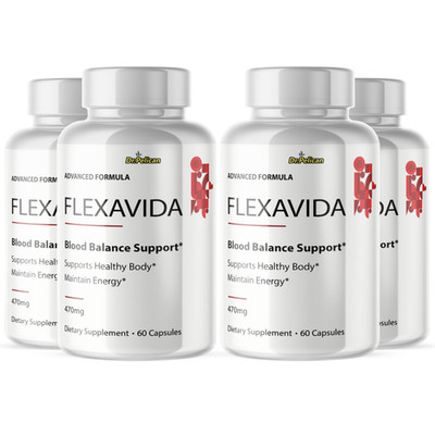 Flexavida-Blood Support- 4 Bottles- 240 Capsules