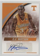 2016 Panini Tennessee Volunteers Auto CJ Watson #CJW-UT Auto 1o1v