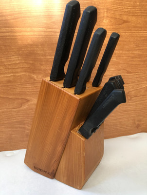 Farberware 13 Piece Stainless Steel Knife Set With Block Without Scissors