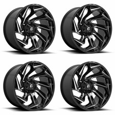 Set 4 Fuel D753 Reaction 17x9 6x135 6x5.5 Gloss Black Milled Wheels 17 1mm Set 4 Fuel D753 Reaction 17x9 6x135 6x5.5 Gloss Black Milled Wheels 17 1mm