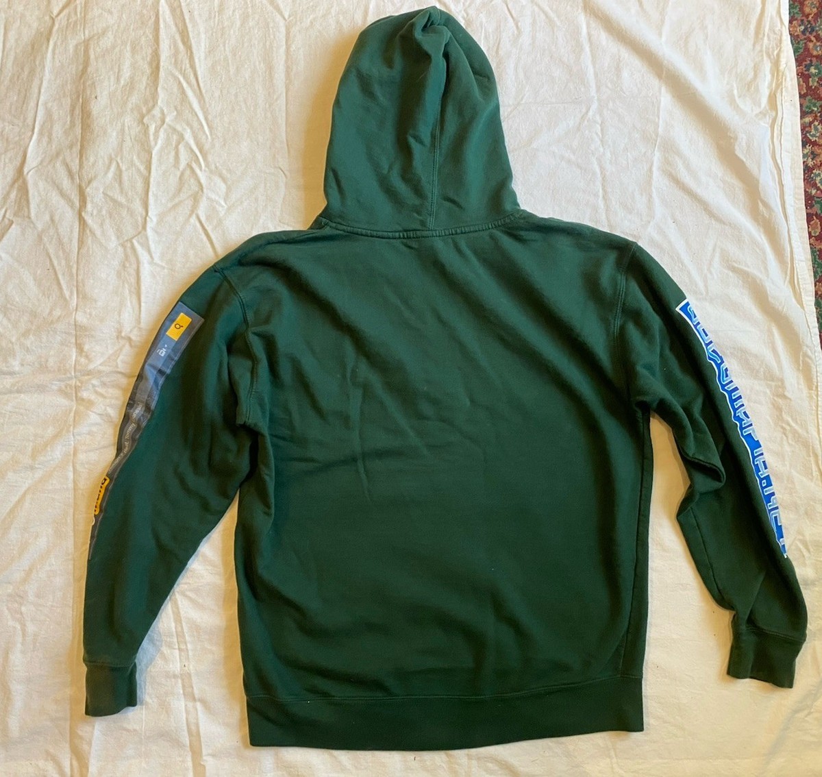 JPEGMAFIA Green Hoodie Logos Desktop Web Site Size XL View 3