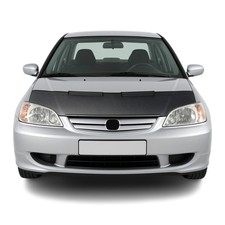 Car Bonnet Mask Hood Bra For Honda Civic 2001-2005 Carbon Black 1 Pc