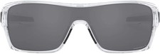 Oakley 0Oo9307 Turbine Rotor Rectangle Sunglasses - Polished Clear / Prizm Black